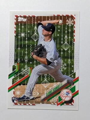 2021 Topps Walmart Holiday #HW59 Clarke Schmidt - New York Yankees RC - Image 1 of 2