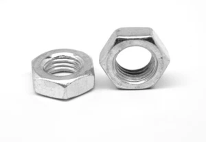 Tuerca de tornillo hexagonal de rosca gruesa de acero inoxidable 18-8 #12-24 - Imagen 1 de 1