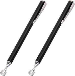 2Pcs Magnetic Telescoping Pick-Up Tool with Pocket Clip 3 Lb Extendable Magnetic - Picture 1 of 12
