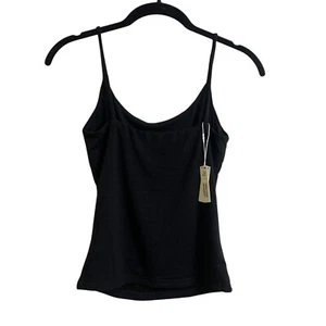 OGL Move Black Lenzing Tencel Camisole Womens Size S Scoop Neck Spaghetti Strap - Picture 1 of 7