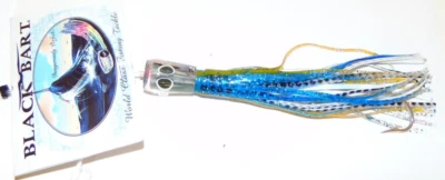 7" Black Bart Bully Fishing Lure Trolling Tuna Marlin Mahi Dorado ONO Rigged - Image 1 of 2