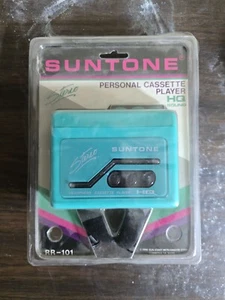 Nuevo de Lote Antiguo Reproductor de Cassette Personal Walkman Turquesa 1990 Sellado Punk Nueva Ola - Imagen 1 de 3