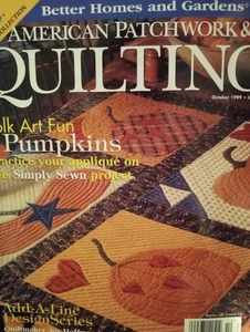 October 1999 American Patchwork & Quilting Magazine Fall Quilt Patterns - Picture 1 of 14
