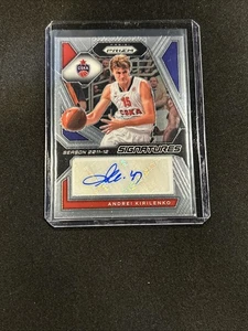 Andrei Kirilenko 2023 Panini Prizm Turkish Airlines EuroLeague #SI-KIR Auto - Picture 1 of 2