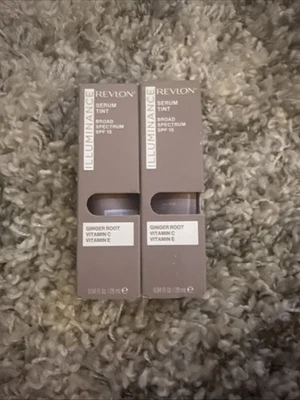 Revlon Illuminance Serum Tint Color: 509 SANDALWOOD Size: 0.94 oz Lot Of (2) - Image 1 of 4