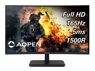 Aopen By Acer 27HC5R Pbiipx 27 Inch 1500R Curved Full HD 1920 X 1080 Va 6E - Image 1 of 3