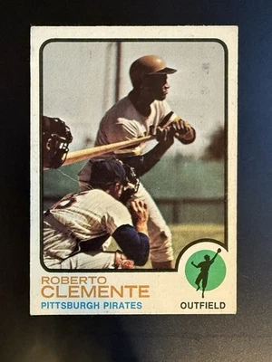 1973 Topps - Roberto Clemente #50 (pequeño pliegue medio izquierdo) Foto 1 de 4