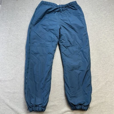 Pantalones De Colección LL Bean Adulto Medianos 30x28 Azul Aislado Puffer Nieve Cremallera Completa Foto 1 de 4