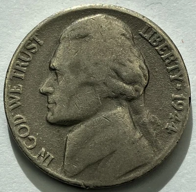 1944 JEFFERSON 5C HENNING 5C WITH NO MINTMARK OVER MONTICELLO PLUS ANA  ARTICLE - Image 1 of 4