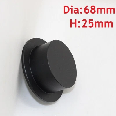 Dia68mm Big Amplifier Knobs Aluminum Hat Design Black Switch Potentiometer - Bild 1 von 3