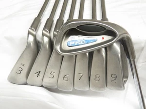 Used Ping G2 Red Dot Iron Set 3-PW Ping Cushin Regular Flex Steel Shafts - Picture 1 of 8