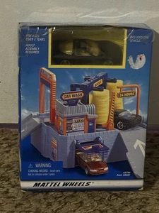 1998 Mattel Hot Wheels Car Wash & Black Chevrolet Corvette Playset - Picture 1 of 4