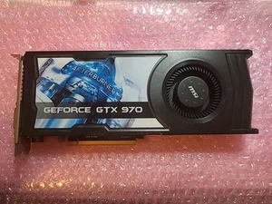 MSI Nvidia GeForce GTX 970 4GB 4GD5 OC GRAPHICS CARD Blower Style Afterburner - Picture 1 of 3