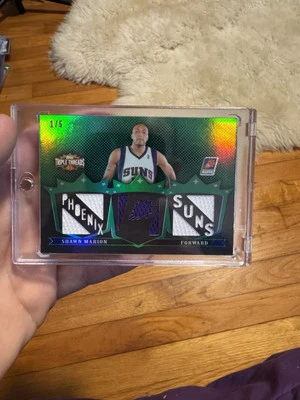 2007-08 Topps Triple Threads Emerald Shawn Marion patch 1/5, eBay 1/1, Suns 🔥 - Image 1 of 4