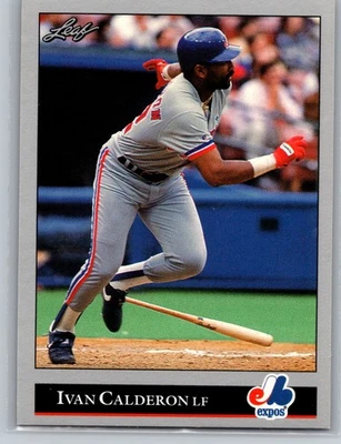 1992 Leaf - Ivan Calderon #283 - Image 1 of 2