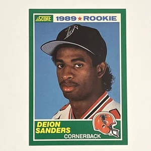Deion Sanders 1989 Score #246 Rookie RC Atlanta Falcons - Picture 1 of 2