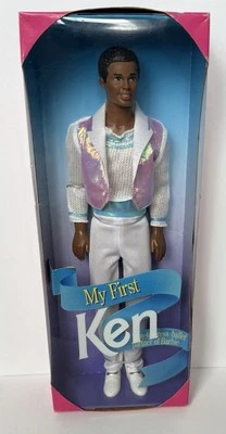Muñeca afroamericana Mattel My First Ken 1992 nueva en caja # 3876 Foto 1 de 4