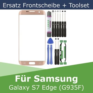 Ersatz Frontglas für Samsung S7 Edge G935F Pink Display Touchscreen Scheibe Tool - Bild 1 von 6