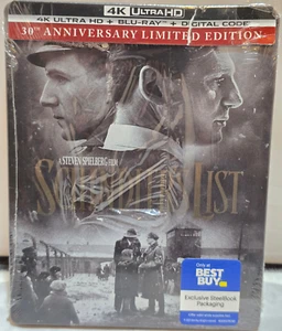 Schindler's List Steelbook 4k Ultra HD Blu-ray - Picture 1 of 2