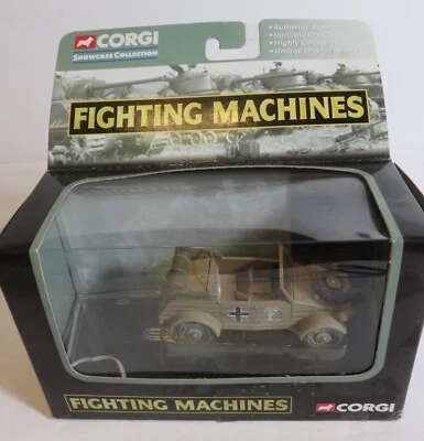 CORGI Fighting Machines: Kubelwagen German Afrika Corps CS90080 Jeep - Image 1 of 4