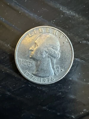 1776-1976 Filled D U.S. Bicentennial Quarter - Rare Filled Mint Mark. COLLECTOR - Image 1 of 4