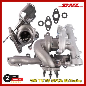 Bi Turbolader für VW 2.0 TDI T5 T6 Multivan 180PS 132 KW 03L145701G 03L145715D - Bild 1 von 12