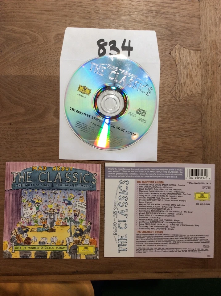 Mad About The Classics - Audio CD By Mad About Series - No Case No Track 834 - Image 1 of 1