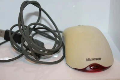 MICROSOFT WHEEL MOUSE OPTICAL USB/PS2 COMPATIBLE X08-7118 Tested Working - Image 1 of 4
