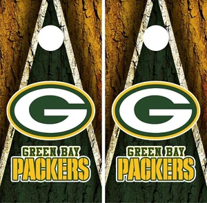 Green Bay Packers Cornhole Board Vinyl Wrap - Decal Sticker VZ547 - Picture 1 of 2