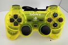 Rare Lemon Yellow Official Sony DualShock 2 Controller for PlayStation 2 - Ps2