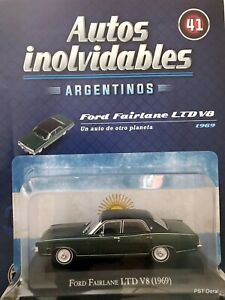 Ford Fairlane LTD V8 (1969) Diecast 1:43 Unforgettable Cars Argentina New sealed