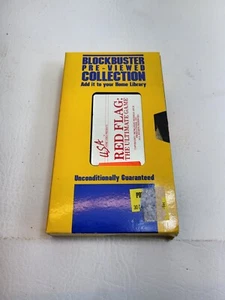RED FLAG - THE ULTIMATE GAME - VHS RARE USA Home Video Blockbuster Pre View - Picture 1 of 3