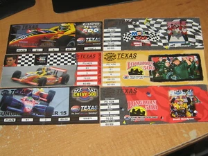 Lot Of 6 Different Texas Motor Speedway 1999-2002 Indy Car Ticket Stubs - Picture 1 of 4