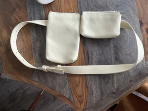 ✅ COS echt Leder Tasche, Handy Tasche, Bauchtasche, Gürteltasche, Geldbörse - Bild 1 von 9