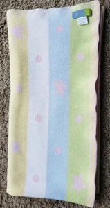 Amoroso Kids Baby Blanket 100% Cotton 39" X 39" Multi Pastel Colors - Picture 1 of 5