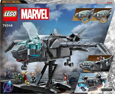 LEGO Marvel 76248 Le Quinjet des Avengers, Jouet de Vaisseau Spatial pour Noël, - Photo 1/3