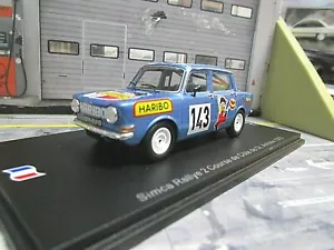 SIMCA 1000 Rallye 2 Cote de St. Antonin #143 Vuillermoz Haribo 1975 Spark 1:43 - Foto 1 di 5