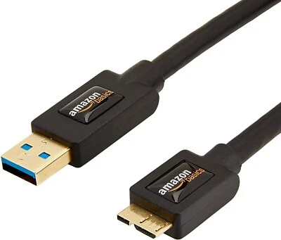 Z25K USB 3.0 Cable, Type A-Male to Micro B, 6 Feet (1.8 Meters), Black - Image 1 of 4