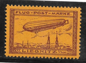 GERMANY HALBAMTLICHE FLUGMARKEN Mi# 11b MH Signed at back - Picture 1 of 2