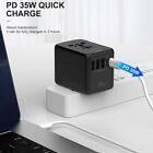 Universal AC Outlet PD Charger Accessories Travel Adapter
