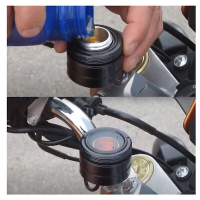 (Schwarz)Motorrad Kettenöler Öler System Motorrad Kettenöler Tank - Bild 1 von 4