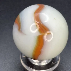 Peltier NLR Orange Zebra Marble HTF Shooter Marble Vintage Marble 0.944” - Picture 1 of 12