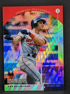 1998 Donruss Preferred RARE PRIZED Refractor Omar Vizquel /55 Collections OFFER
