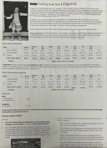 Fledge Twirling Swirl Skirt "Laguna" Sewing Pattern - Picture 1 of 6