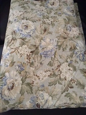 JCPENNEY FLORAL PERSONALIZADO CORTINA PELLIZCO PLISADO 2 CORTINAS MULTICOLOR PESADO APAGÓN  Foto 1 de 4