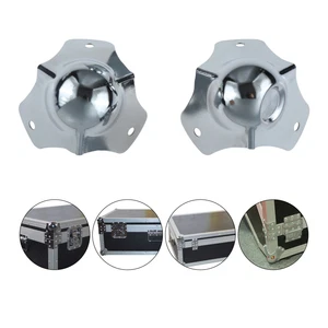 4pcs Road Flight Case Trunk Speaker Tool Box Aluminum Box Ball Corner Protector - Zdjęcie 1 z 11