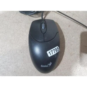Genius NetScroll 120 Optical Mouse Black Wired PS/2 2-Button Scroll Wheel For PC - Picture 1 of 6