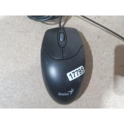 Genius NetScroll 120 Optical Mouse Black Wired PS/2 2-Button Scroll Wheel For PC - Image 1 of 4