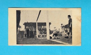 Yugoslav old PRE-WW2 football soccer card 1930's - BSK vs ALEXANDRIA (Egypt)