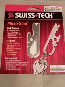 Sale! 72 Swiss Tech Mini Tool  Keychain Stainless  Wrench Pry Bar Bottle Opener - Picture 1 of 10